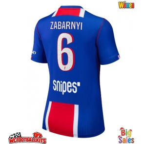 Paris Saint-Germain Ilya Zabarnyi #6 Replica Home Stadium Shirt for Women 2026-27 Short Sleeve